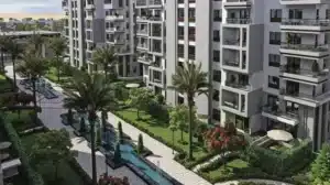 شقة سكنية للبيع 164 م في كمبوند بلو فيرت العاصمة الإدارية الجديدة