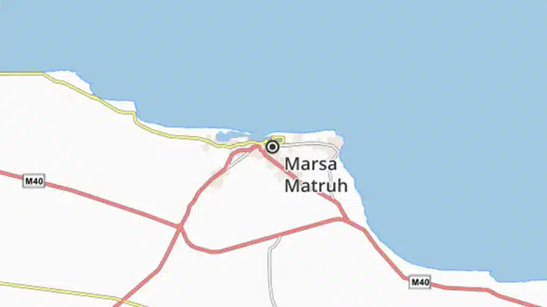 خريطة مرسى مطروح | دليل مرسى مطروح للمسافر إليها